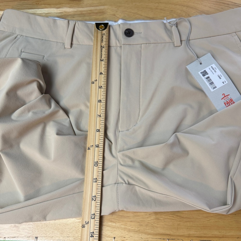 NEW KJUS Ike Pants Mens 54 XL 36x33 Khaki Technical Stretch Golf Trousers Beige - Picture 8 of 14